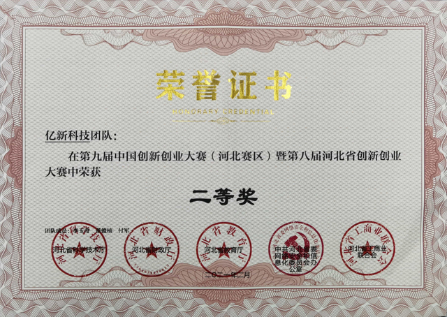 12-河北创新创业大赛二等奖